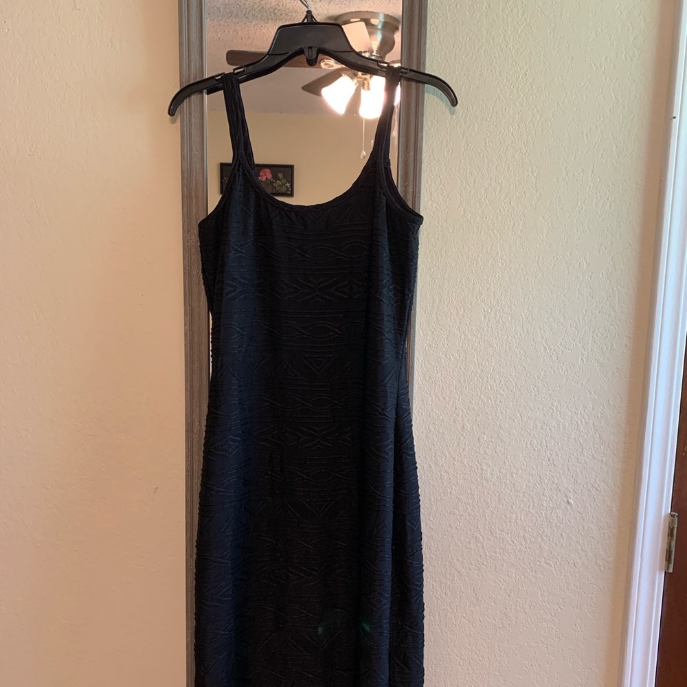 Black slim dress